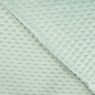 Preview: Minky Fleece "Herz" dusty mint